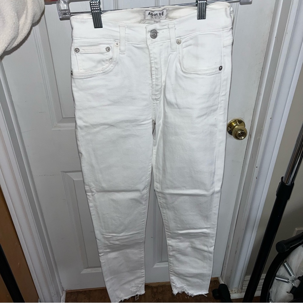 Agolde White Jeans